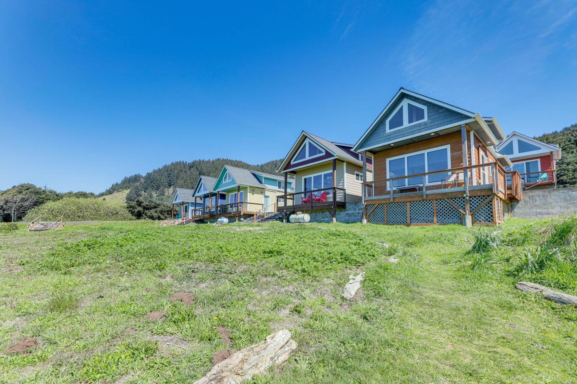 Epic Yachats Escape Oregon Coastline Beach, Views Экстерьер фото