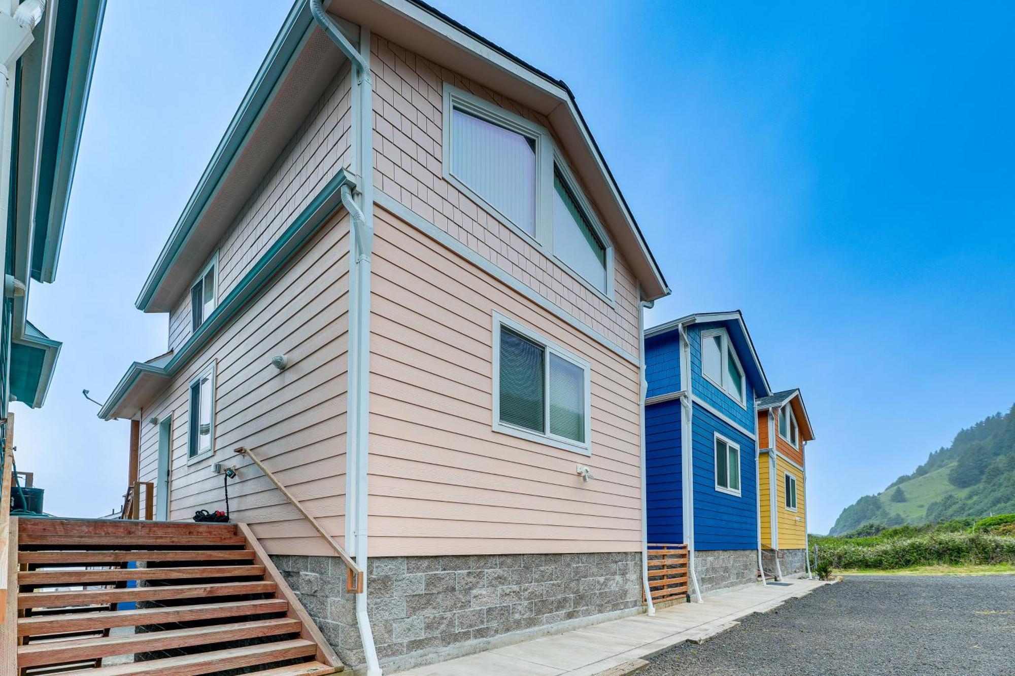 Epic Yachats Escape Oregon Coastline Beach, Views Экстерьер фото